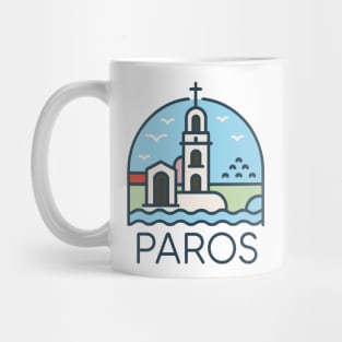 Paros Island, Greece. Mug